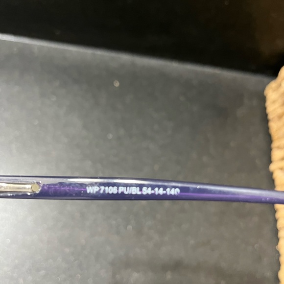 Vision works purple/blue prescription frames - Picture 4 of 7